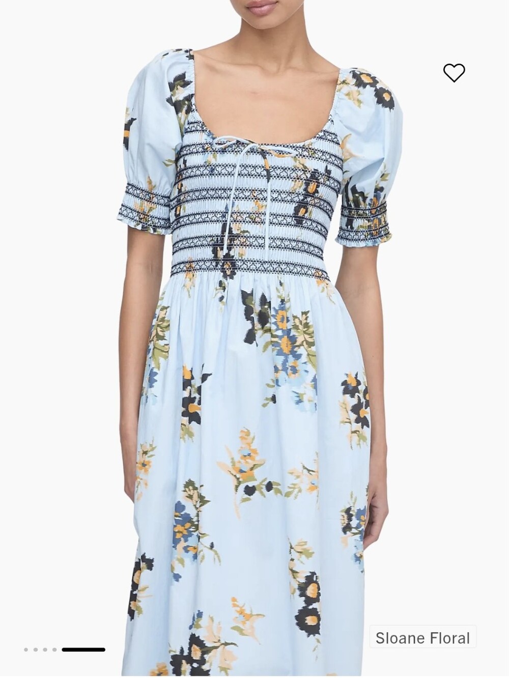 Hill House Madeline Nap Dress Sloane Floral Size Small NWT Sold Out!